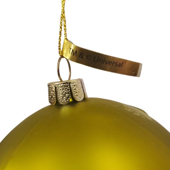 Universal Studios Glass Ornament Gold 2019 Theme Park Ornaments - Picture 6 of 8